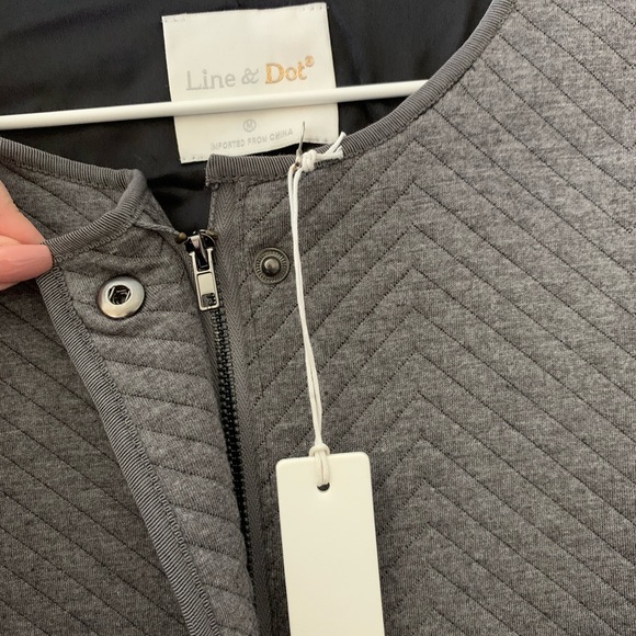 Line & Dot Bomber Jacket by Anthropologie - Picture 6 of 8